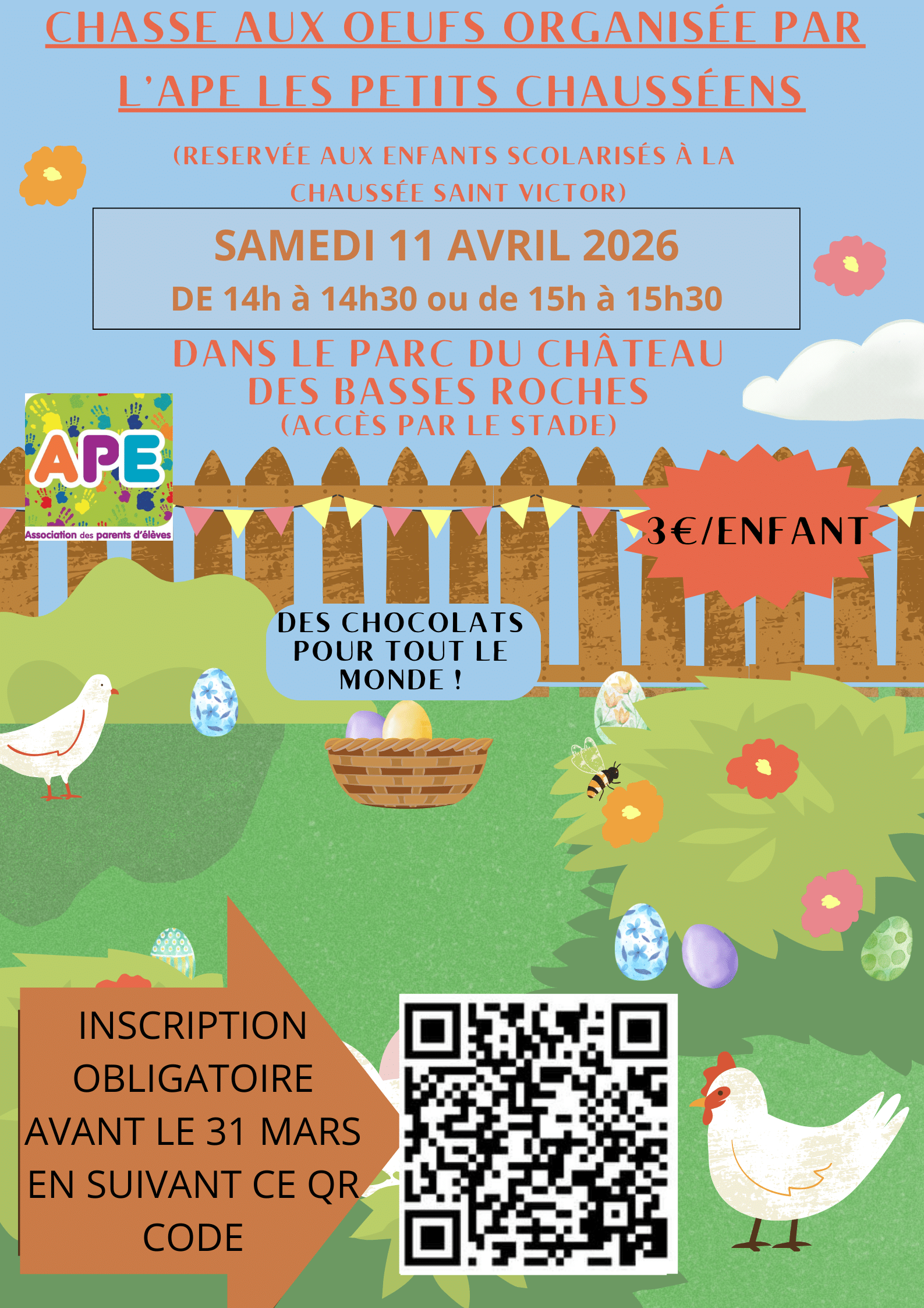 Affiche Pâques 2026